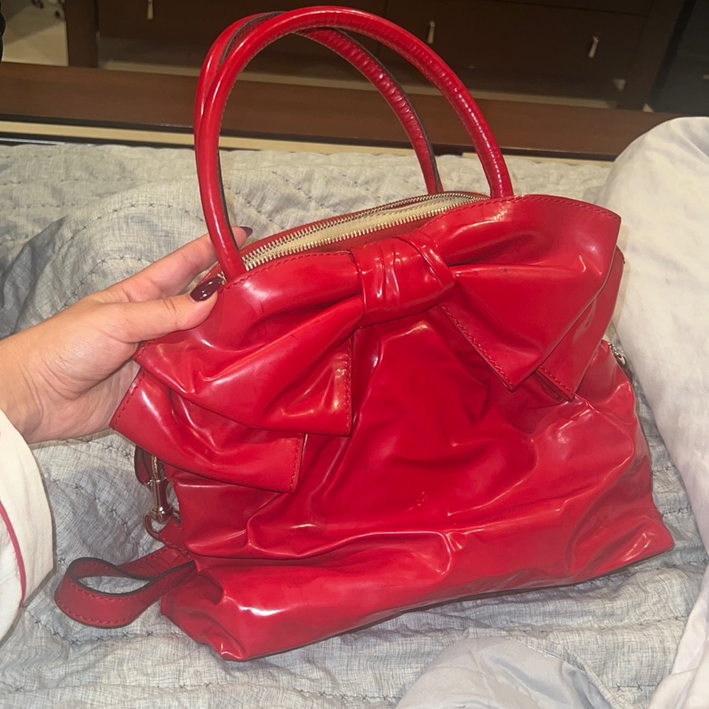 Faded Valentino Bow Bag